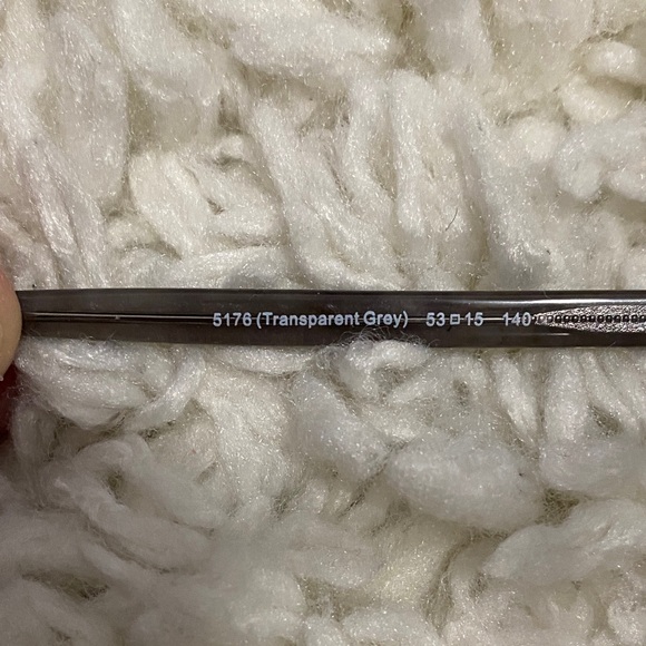 Coach 5176 transparent grey prescription glasses HC 6139U T - Picture 3 of 16